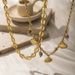 temperament gold stainless steel shell necklace does not fade female ins high end simple versatile jewelry_ipsvogv.com