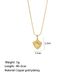 Shield Shaped Octagonal Star Pentagram Pendant Necklace, Women's Gold-plated Fashionable Versatile Collarbone Chain_ipsvogv.com
