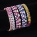 High Quality Cultured Gemstone Bracelet Female 3/4mm Tennis Chain Cross Border S925 Sterling Silver Inlaid Gemstone Bracelet Luxury_ipsvogv.com