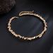 Fashionable Liquid Lava Metal Texture Choker Irregular Geometric Distortion Design Collar For Women_ipsvogv.com