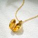 Copper Plated Croissant Patterned Gold Necklace Plated Temperament Versatile Openable And Closable Necklace_ipsvogv.com