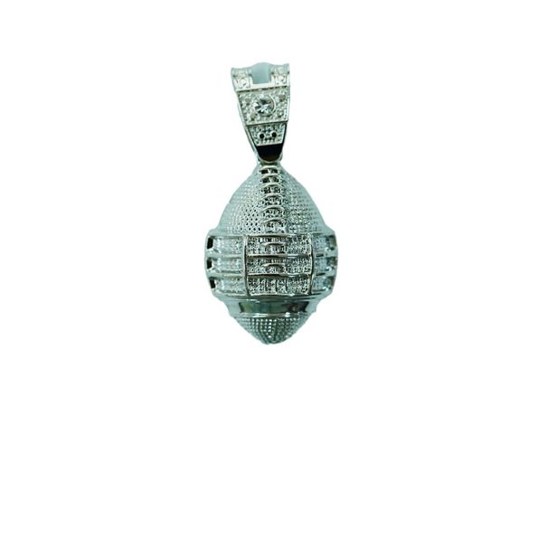 Renqing's New Double-sided Rugby Alloy Pendant Is A Simple Fashionable Hip-hop Street Style Necklace Suitable For Both_ipsvogv.com
