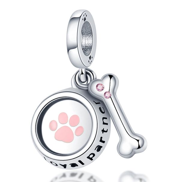 Women's Jewelry Copper Plated 925 Silver Pendant Cute Bone And Basin Pendant Fashion Birthday Valentine's Day Gift_ipsvogv.com