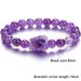 Fashion Amethyst Raw Elastic Bracelet, Irregular Natural Stone Energy Transfer Women's Bracelet_ipsvogv.com