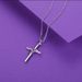 Hot Sale Easter Heart Shaped Cross Diamond Pendant Necklace European And American Fashion Personality Simple Ladies Jewelry_ipsvogv.com