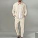 Men's Clothing 2025 New Autumn Style Youth Waffle Zipper Pocket Lapel Slim Cardigan Men's Jacket Suit_ipsvogv.com