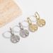 Hot Style Earrings For Women, Round, Simple, Hollow, Creative, Lucky Tree Earrings, Ladies Earrings, Versatile, Personalized, Gold And Jewelry_ipsvogv.com