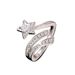 Cao Shichao Xian Designed A Double Layered Winding The Sun, Moon, With An Open Ring For Shooting Stars, Earrings, And_ipsvogv.com