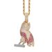 Pendants & Charms Owl Pendant Personality Animal Creative Full Zircon Color Hip Hop Necklace_ipsvogv.com