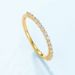 Simple and dazzling moissanite ring S925 silver plated 10k gold inlaid colored gemstone ring light luxury_ipsvogv.com