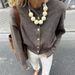 2025 New Simple Paris Sports Girl Ribbon Large Bead Necklace Elegant Ins Trendy Street Style Choker_ipsvogv.com