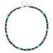 New Trendy Hip Hop American Men's Bohemian Style Turquoise Coconut Shell Wood Bead Splicing Necklace_ipsvogv.com