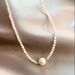 Fashionable Natural Freshwater Pearl Necklace, Short, Exquisite Collarbone Chain, Feminine Temperament, Socialite,_ipsvogv.com