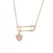 Necklace Women's Light Luxury Zircon Pin Love Ins Niche Design Temperament Internet Celebrity Personality Pendant_ipsvogv.com