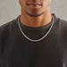 Stainless Steel Twist Necklace Accessories Men's Hip Hop Women's Jewelry Necklace_ipsvogv.com