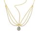 Forehead ornaments eyebrow pendant head ornaments forehead chain water drop chain Bohemian ethnic princess chain_ipsvogv.com