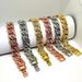 Men’s Jewelry Set Fashion Hip Hop Trendy Cuban Diamond Bracelet 14mm Fat Chain Men And Women Hiphop Gold Plated Necklace_ipsvogv.com