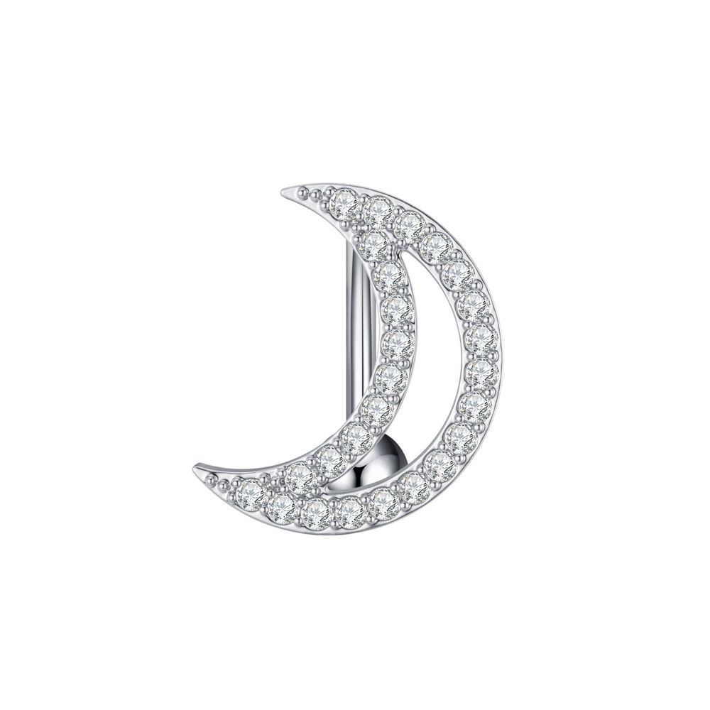 Women's Jewelry Zircon Belly Button Ring Belly Button Nail Piercing Jewelry_ipsvogv.com