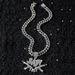 New Personality Hip-Hop Style Double Gun BABY Alloy Full Diamond Pendant Necklace_ipsvogv.com