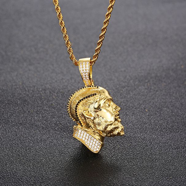 Hot Selling American Rapper Nipsey Hussle Profile Picture, Side Face Pendant, Hip Hop Necklace Accessory_ipsvogv.com