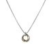 New Ins Cold Style Trend Hip Hop Couple Accessories Pendant Men And Women Three Ring Titanium Steel Necklace_ipsvogv.com