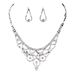 K-ROYAL - Korean-Inspired Bridal Jewelry Set (Crown Necklace & Earrings, Wedding Accessories)_ipsvogv.com
