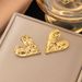 Fashionable And Versatile 2024 New Lava Irregular Heart-shaped Women's Jewelry Set Collarbone Chain For Women_ipsvogv.com