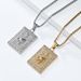 Hiphop praying hands cross full diamond titanium steel necklace plated K pendant_ipsvogv.com