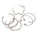 Women's Jewelry Stainless Steel Irregular Texture Spherical Open Bracelet Niche High End Titanium Steel Bracelet_ipsvogv.com