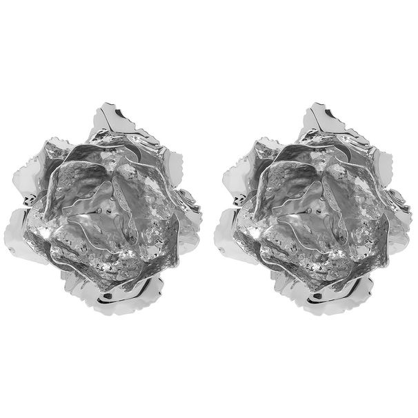 E13236ZA New Metal Rose Women's Autumn/Winter Light Luxury Earrings_ipsvogv.com