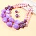 Trendy Jewelry Jelly Colorful Beaded Double Layer Sweater Chain 8290_ipsvogv.com