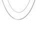 Colorless 2024 New Light Luxury And Unique Gold Neckchain Design High Grade Snake Bone Women's Summer Necklace With_ipsvogv.com