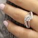 Sanjie's New Rose Gold Plated Women's Micro Set Zircon Full Diamond Ring_ipsvogv.com