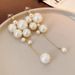 Women’s Jewelry Set Fashion Romanticism~Holiday Style Pearl Tassel Earrings New Style Niche Design Light Luxury High End Earrings For Women_ipsvogv.com