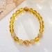 Natural 8MM Piezoelectric Yellow For Women Blonde Hair, Crystal Gold And Jade, Full Hall Bracelet With Chinese Style_ipsvogv.com