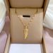 Titanium Steel 【 】 Light Luxury One Leaf Wealthy Micro Inlaid Real Gold Necklace For Women, Ins Internet Celebrity 【 】 Women,_ipsvogv.com