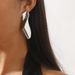 E12307 Exaggerated Irregular Twisted with Cool and Individualized Geometric Hip Hop Earrings_ipsvogv.com