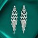 Unisex Celebrity Earrings For Women Long Style Round Face With Diamonds Slimming Fashionable And Individual_ipsvogv.com
