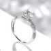 Sanjie's New Rose Gold Plated Two Tone Princess Square Diamond Engagement Ring_ipsvogv.com