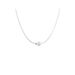 S Pure Silver Cream Round Bead Freshwater Pearl For Girls, Sweet Girl Style Snake Bone Necklace Necklace, Collarbone_ipsvogv.com