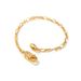 Light Luxury Fashionable Lock Inlaid Zircon Design S925 Silver Plated Gold Necklace Bracelet Female_ipsvogv.com