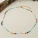 New Colored Crystal Light Luxury, Niche, High-end, Choker Necklace, Irregular Natural Stone Lock Bone Chain_ipsvogv.com