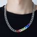 Hot Selling Jewelry Men's Side NK Cuban Necklace With Personalized Stainless Steel Chain_ipsvogv.com