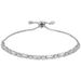 Women's Jewelry Zircon Bracelet Square Diamond Round Diamond Adjustable Pull Out Bracelet Jewelry Accessories_ipsvogv.com