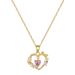 Love 【 】 Bow Light Luxury Charm Gorgeous Full Diamond Necklace Women's Versatile Clavicle Titanium Steel Chain 【 】_ipsvogv.com