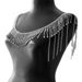 2025 New Hot-selling Rhinestone Back Chain, European And American Water Drop Tassel Pendant Shoulder Chain Body Chain Body Chain06_ipsvogv.com