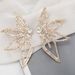 Seahorse shape star rhinestone tassel earrings butterfly big Drop earrings_ipsvogv.com