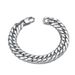 Wear for men and women, neutral and cold style, double woven NK titanium steel bracelet, simple men's plain chain bracelet_ipsvogv.com