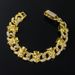 Fashionable punk style men's creative personality skull metal trendy domineering bracelet_ipsvogv.com