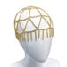Hat chain bride wedding tassel hair accessories fashionable shiny rhinestone headdress jewelry_ipsvogv.com